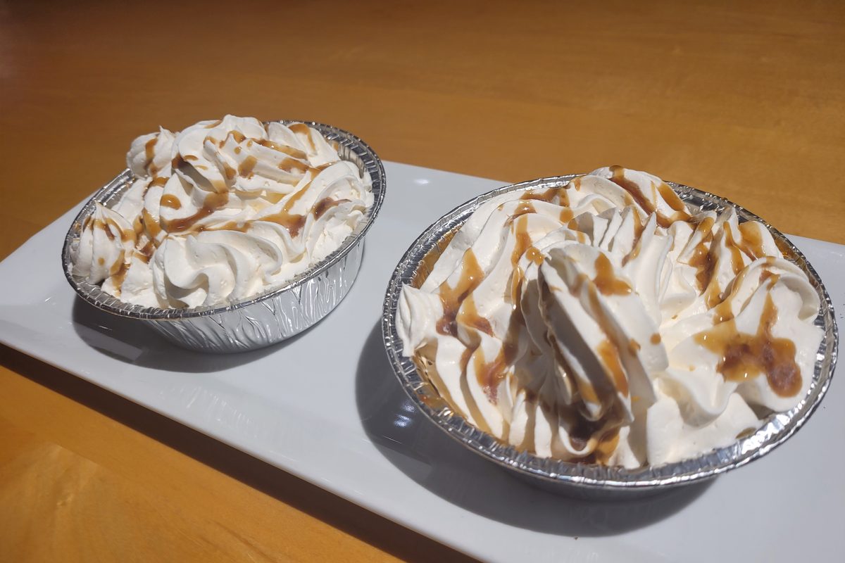 Fresh baked cream pies